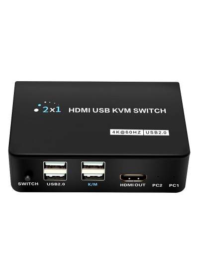 CLZ192 4K HDMI USB KVM SWITCH 2X1 (4172)