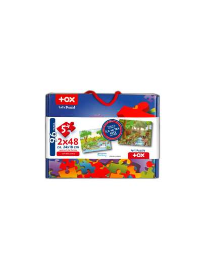 CLZ247  Orman 5+ Keçe Yapboz - 5 Yaş Puzzle