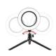 BUFFER® 8inç 20cm Youtube Instagram Tiktok Selfie  Stüdyo Video Fotoğraf Ring Light  Tripod Led Halk