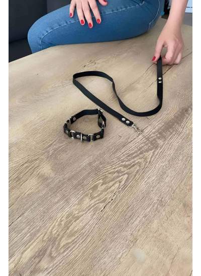 CLZ41 Kedi Harness , Gezdirme Ve Boyun Tasması - Ürün Rengi:Kırmızı