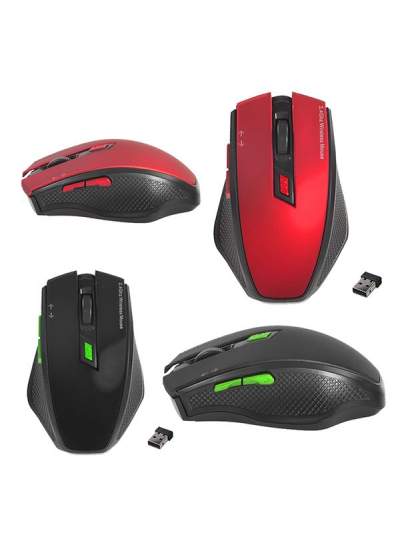 CLZ192 EVEREST SMW-777 USB 2.4GHZ OPTİK KABLOSUZ MOUSE (KIRMIZI*SİYAH) (4172)