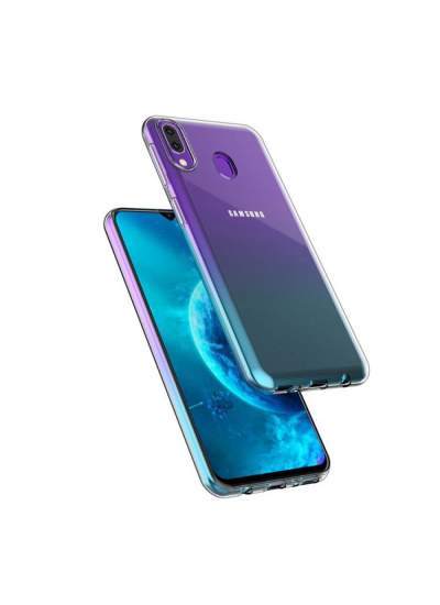 CLZ942 Samsung Galaxy M40 Kılıf Lüx  Silikon - Ürün Rengi : Şeffaf