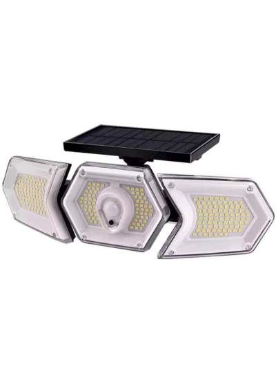 CLZ192 W774A SENSÖRLÜ SOLAR GÜNEŞ ENERJİLI 254 SMD LEDLİ 3 MODLU BEYAZ INDUKSIYON LAMBASI (4172)