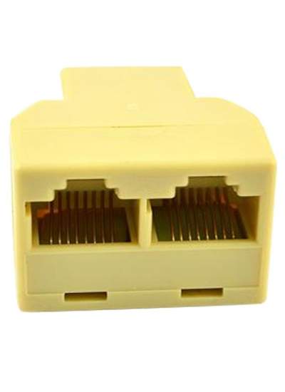 CLZ192 RJ 45 1 DİŞİ / 2 DİŞİ ÇEVİRİCİ 8P8C (DAĞITICI-ÇOKLAYICI) (4172)