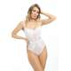 CLZ946 Beyaz Dantelli Bodysuit