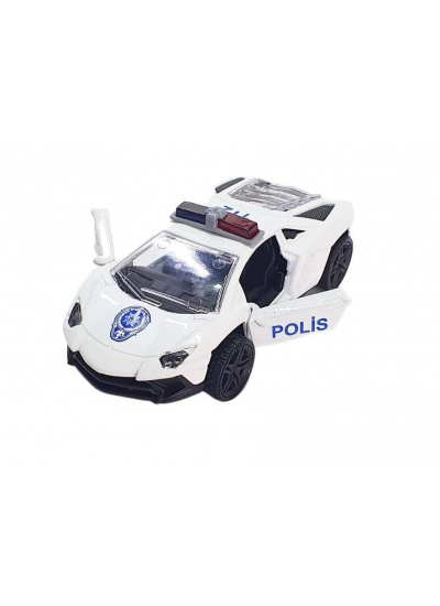 CLZ505 Çek Bırak Metal Polis Arabası -