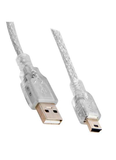 CLZ192 USB 2.0 ŞEFFAF MİNİ 5 PİN 3 METRE KABLO * S-LINK SL-UK53 (4172)