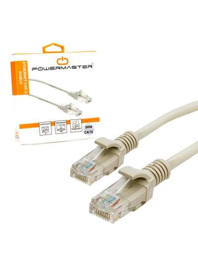 CLZ192 KABLO.CAT5 30 METRE GRİ  KUTULU (4172)