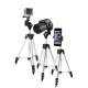 BUFFER® 360 Derece Ayarlanabilir Katlanabilir Profesyonel Çekime Uygun 65 cm Ayaklı Tripod