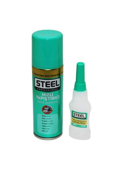 CLZ192 STEEL CK-6361 100ML+8GR HIZLI YAPIŞTIRICI (4172)