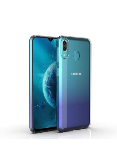 CLZ942 Samsung Galaxy M40 Kılıf Lüx  Silikon - Ürün Rengi : Şeffaf