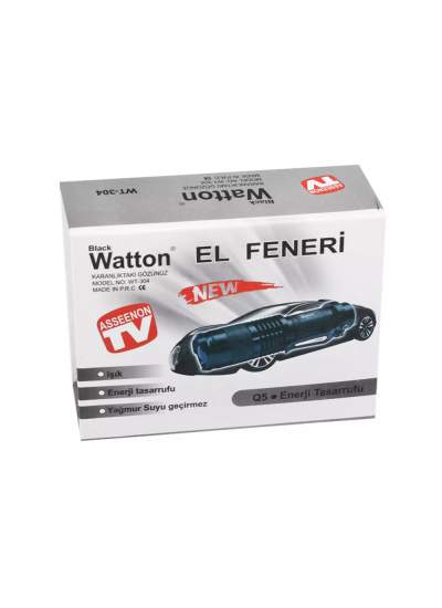 CLZ192 Mini Güçlü Şarjlı Pilli El Feneri Watton Wt-304