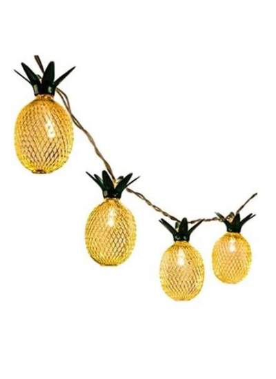 BUFFER® Dekoratif Pilli Pineapple Ananas Pilli Şerit Led Işık (1 Metre)