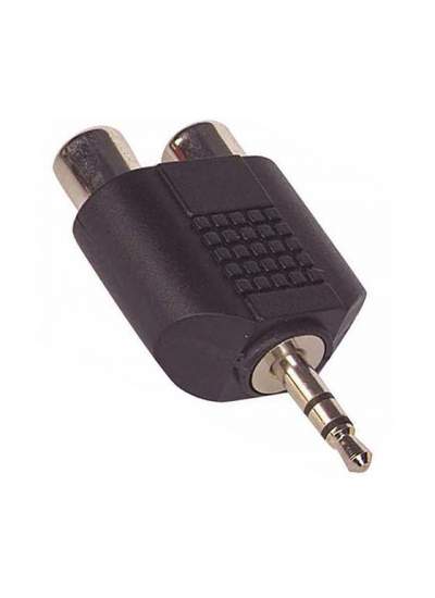 CLZ192 3.5 MM ST ERKEK / 2RCA DİŞİ ÇEVİRİCİ JACK (4172)