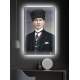 CLZ104 Led Işıklı Atatürk (Ofis, İşyeri,Salon)  (70 x 50) cm