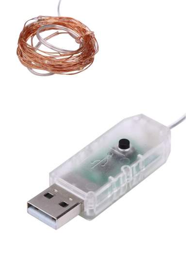 CLZ192 Yılbaşı ve Özel Konsept Dekorasyon 5 Mt USB Bağlantılı Led Işık (4172)