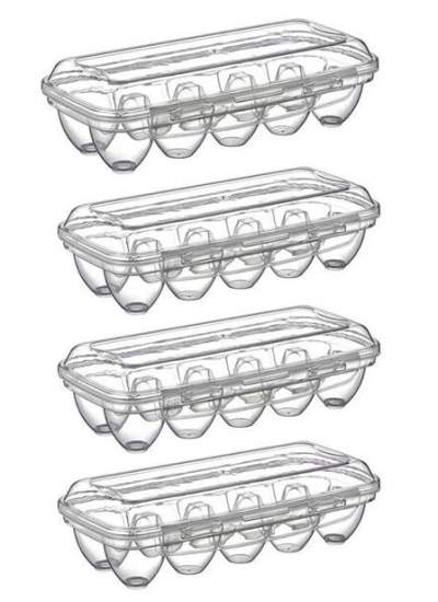 BUFFER® 10 Bölmeli Kilitli Kapaklı Yumurtalık Saklama Kutusu YU110
