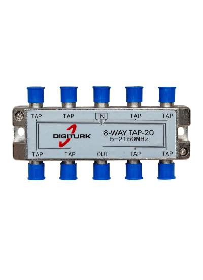 CLZ192 DIGITURK 5-2150 MHZ 20DB 8 YOLLU TAP SWITCH 1/8 SPLITTER (4172)