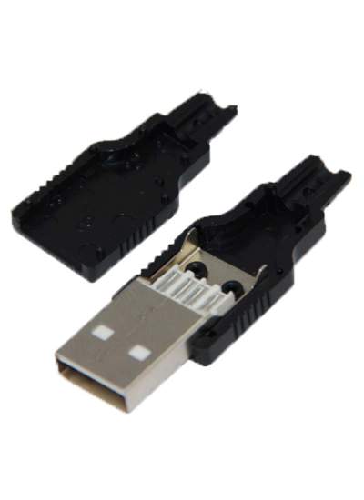 CLZ192 USB A ERKEK SOKET LEHİMLENEBİLİR MODEL (IC-264A) (4172)