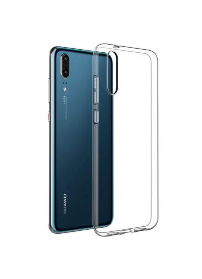 CLZ942 Huawei P20 Kılıf Lüx  Silikon - Ürün Rengi : Şeffaf