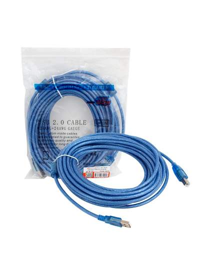 CLZ192 2.0 ŞEFFAF 10 METRE USB YAZICI KABLOSU (4172)