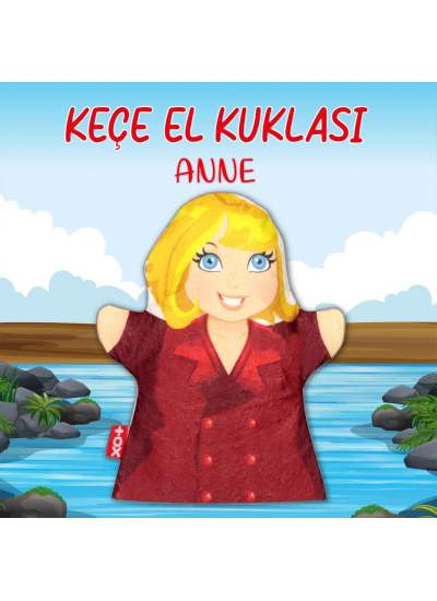 CLZ247  Anne Aile Bireyleri Keçe El Kukla