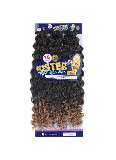 CLZ201 Sister Afro Dalgası Saç / Siyah Karamel Ombreli T1B/27