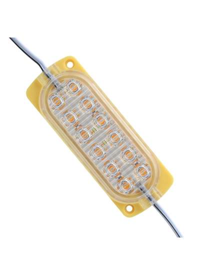 CLZ192 TEK RENK SARI MODÜL LED 2835 24 VOLT 2.4 WATT (4172)