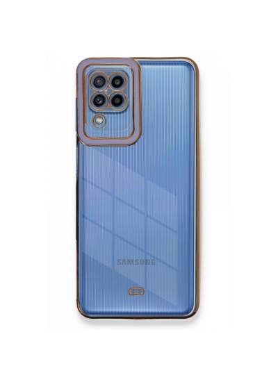 CLZ942 Samsung Galaxy M22 Kılıf Liva Lens Silikon - Ürün Rengi : Lila