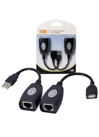 CLZ192 USB RJ 45 50 METRE UZATMA KABLOSU EXTENDER (4172)