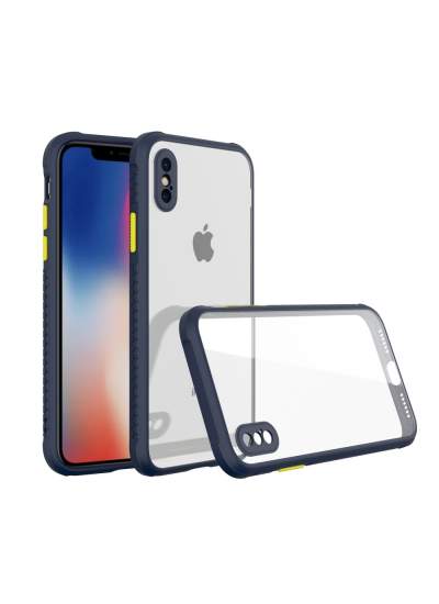 CLZ942 İphone Xs Max Kılıf Miami Şeffaf Silikon - Ürün Rengi : Lila