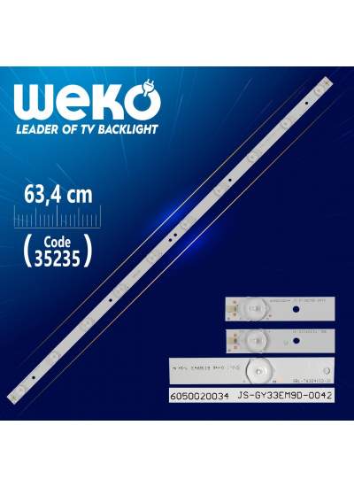 CLZ192 3BL-T6324102-21     A 605020034 JS-GY33EM9D-0042 63.2 CM 10 LEDLİ - (WK-256) (4172)