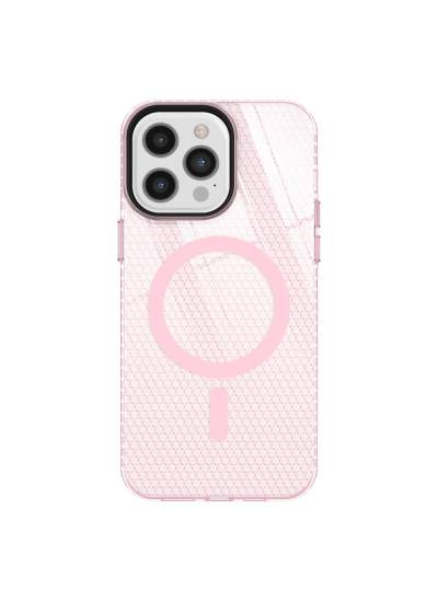 CLZ942 İphone 12 Pro Max Kılıf Beta Magneticsafe Silikon - Ürün Rengi : Pembe