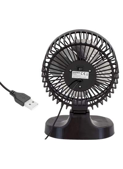 CLZ192 EVEREST EFN-503 7 MASA ÜSTÜ SİYAH USB FAN (4172)