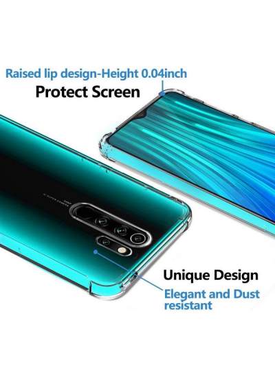 CLZ942 Xiaomi Redmi Note 8 Pro Kılıf Olex Tpu Silikon - Ürün Rengi : Şeffaf