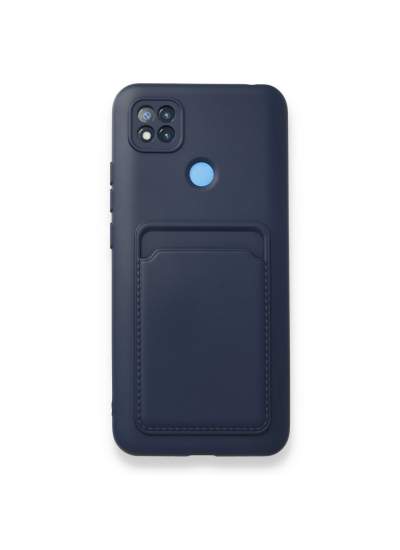 CLZ942 Xiaomi Redmi 9c Kılıf Kelvin Kartvizitli Silikon - Ürün Rengi : Derin Mor