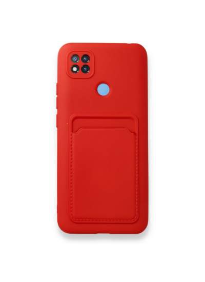 CLZ942 Xiaomi Redmi 9c Kılıf Kelvin Kartvizitli Silikon - Ürün Rengi : Derin Mor