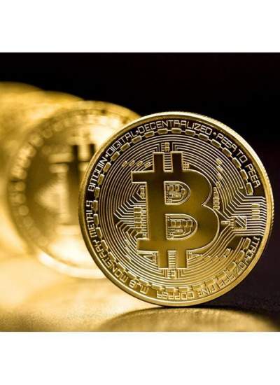 CLZ192 Bitcoin Madeni Hatıra Parası Hediyelik Para (4172)