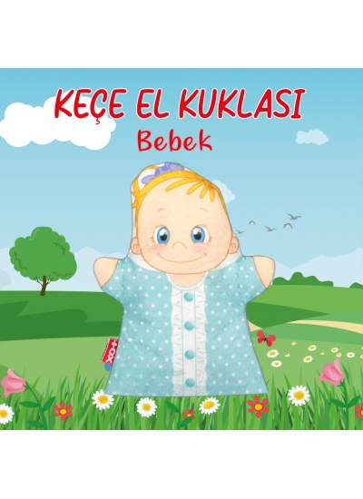 CLZ247  Bebek Aile Bireyleri Keçe El Kukla