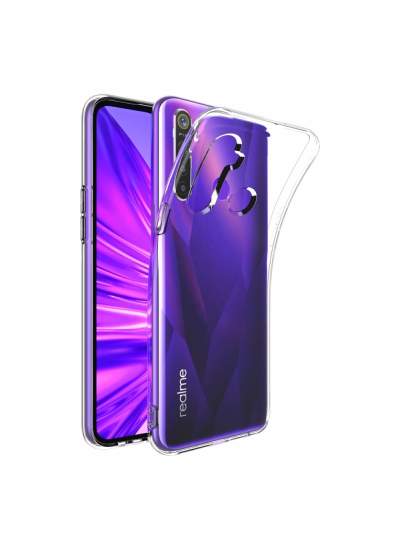 CLZ942 Realme 5i Kılıf Lüx  Silikon - Ürün Rengi : Şeffaf