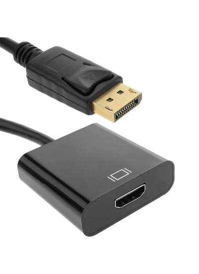 CLZ192 DISPLAY PORT TO HDMI DİŞİ 10 CM ÇEVİRİCİ KABLO (4172)