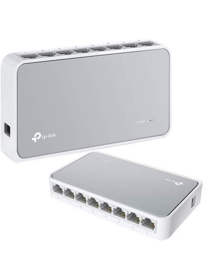 CLZ192 TP-LINK TL-SF1008D 8 PORT 10/100 SWITCH (4172)