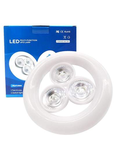 CLZ192 KK-901 E27 DUY 36 WATT BEYAZ 3LÜ UFO LED LAMBA (4172)