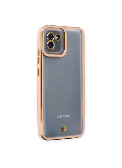 CLZ942 Samsung Galaxy A03 Kılıf Liva Lens Silikon - Ürün Rengi : Beyaz