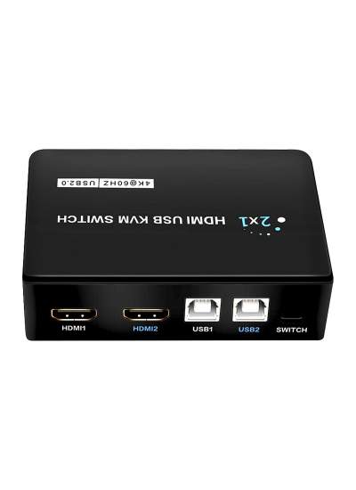 CLZ192 4K HDMI USB KVM SWITCH 2X1 (4172)