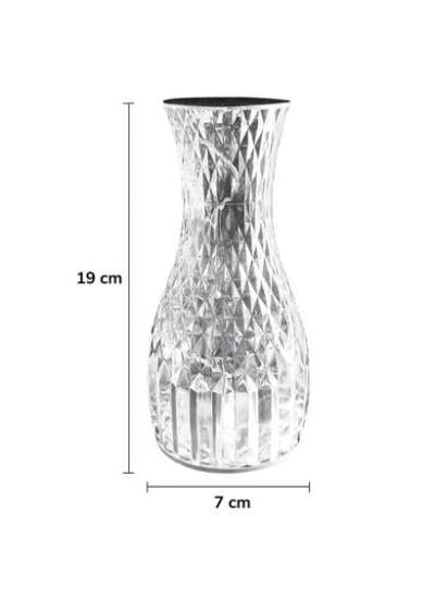 BUFFER® Sürahi Model USB Şarjlı Kumandalı 16 Farklı Işık Modlu Masa Üstü Kristal Akrilik Lamba Led