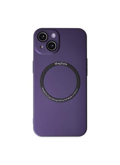 CLZ942 İphone 14 Plus Kılıf Jack Magneticsafe Lens Silikon - Ürün Rengi : Siyah