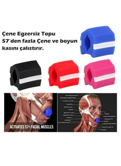 CLZ192 Çene Egzersiz Topu Çene Çizgisi Güçlendirici