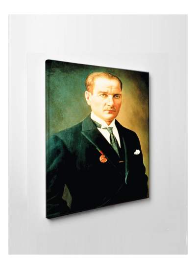 CLZ104 Atatürk Tablosu (ev,ofis,hediyelik)  (70 x 50) cm