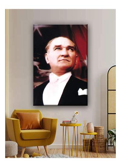 CLZ104 En Güzel Atatürk Tablosu  (50 x 35) cm